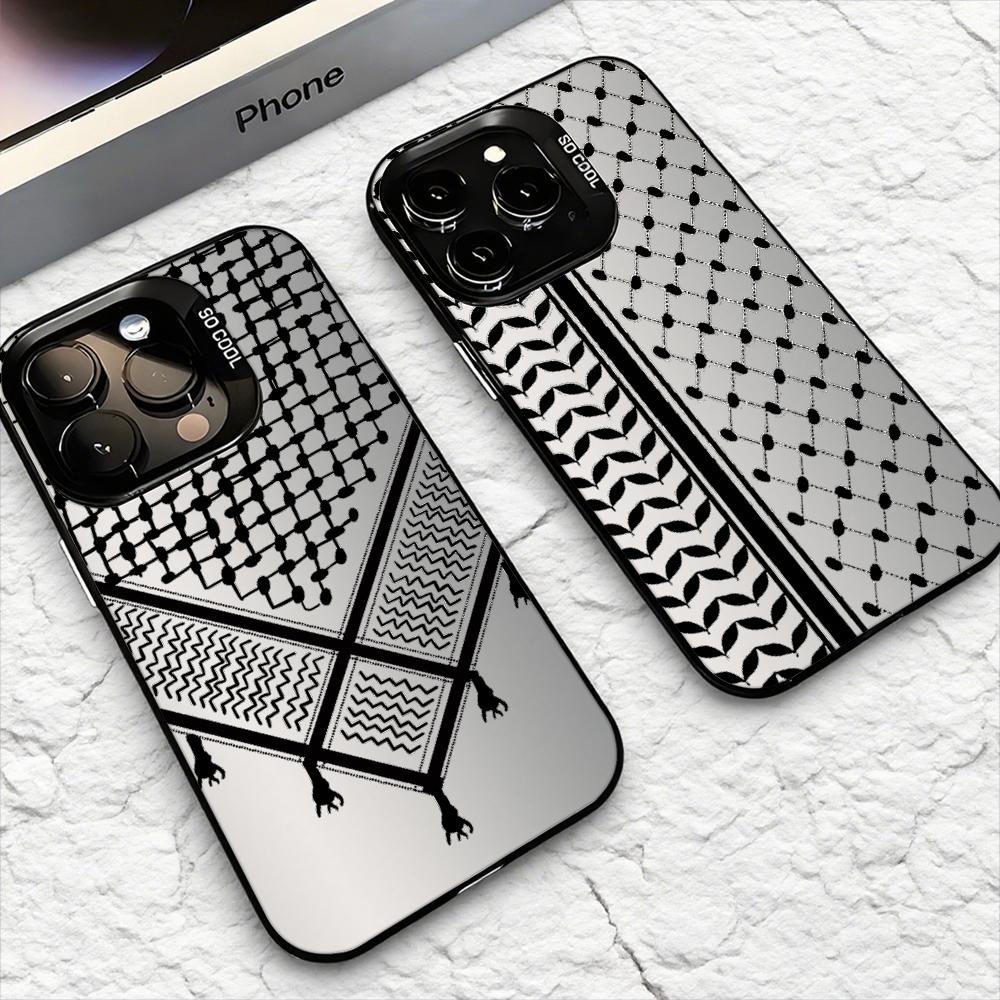 Apple Iphone 15 - Etui na telefon Keffiyeh P-Palestine do