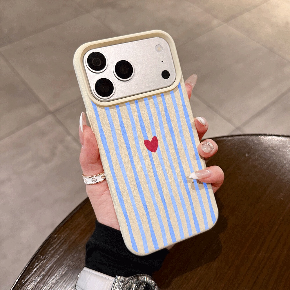 Apple Iphone 15 - Etui na telefon z pionowymi paskami