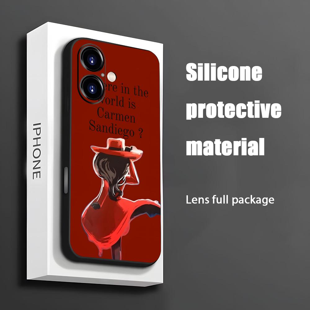 Apple Iphone 15 - Etui na telefon Hot Carmen Sandiego