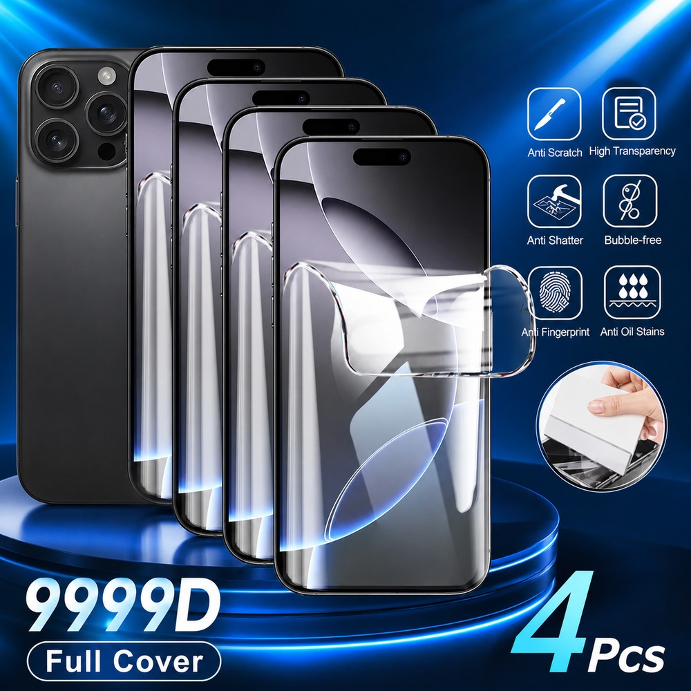 Realme Gt 6 - 4 sztuki folii hydrożelowej do Realme