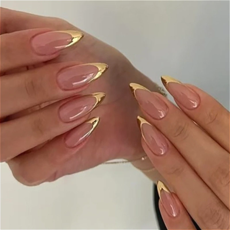 Full Cover Adhesive - 24 szt. Eleganckie sztuczne paznokcie w