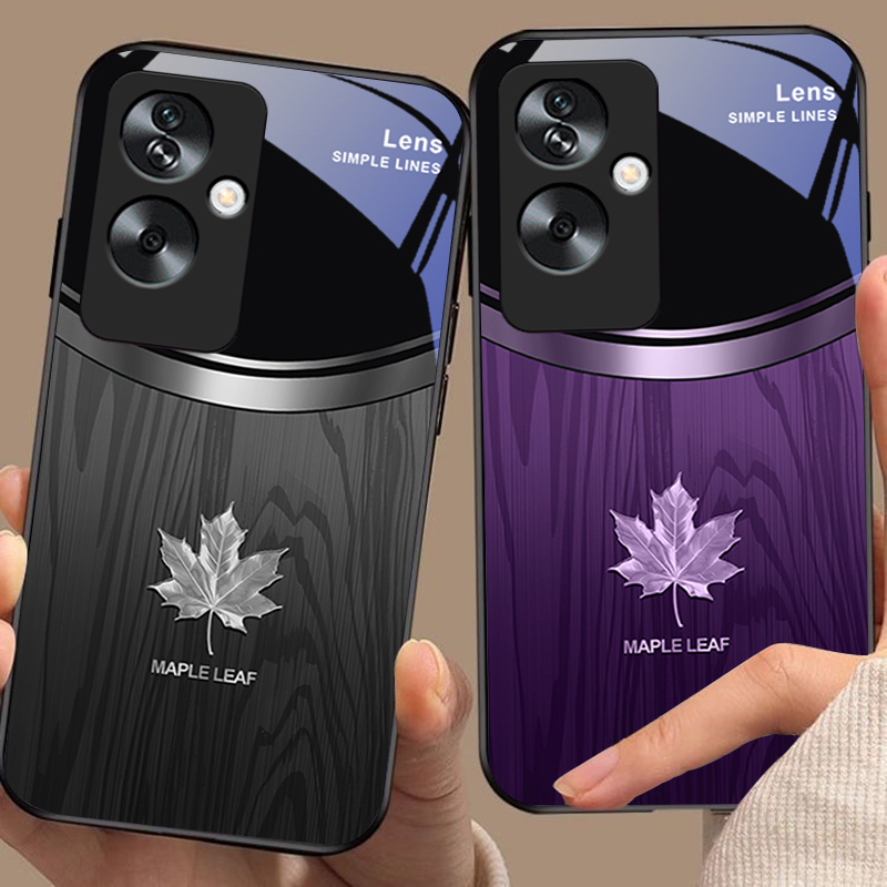 Liść klonu z drewna słojowego  – Realme Note 50 recenzja i cena