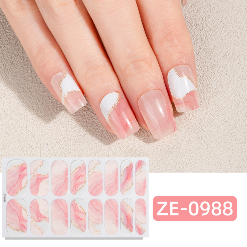 16 sztuk Gradientowe Marmurkow – Full Cover Adhesive recenzja i cena